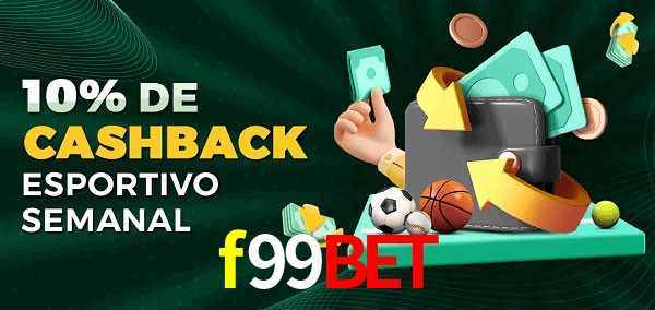 10% de bônus de cashback na f99bet